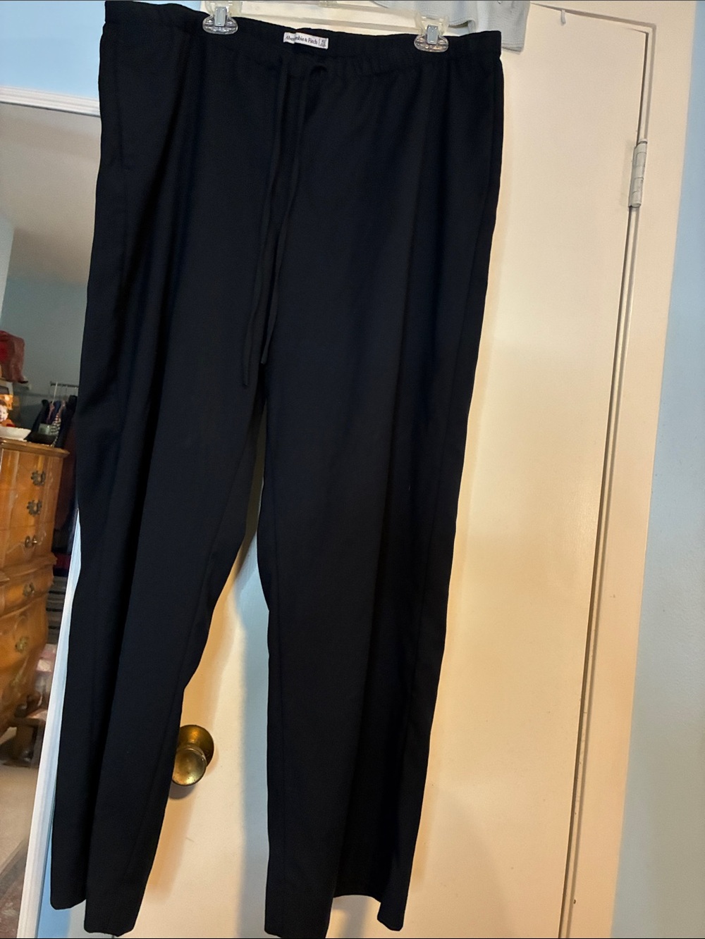 Abercrombie & Fitch Men's Black XLR Drawstring Jogger Pants